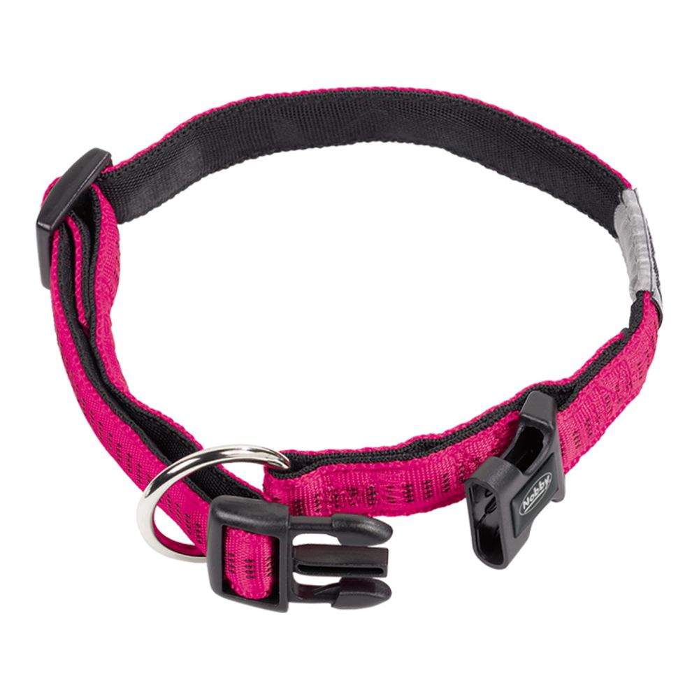 Nobby Halsband SOFT GRIP XS/XS-S/S-M/M-L/L-XL alle Farben - Nylon Hundehalsband