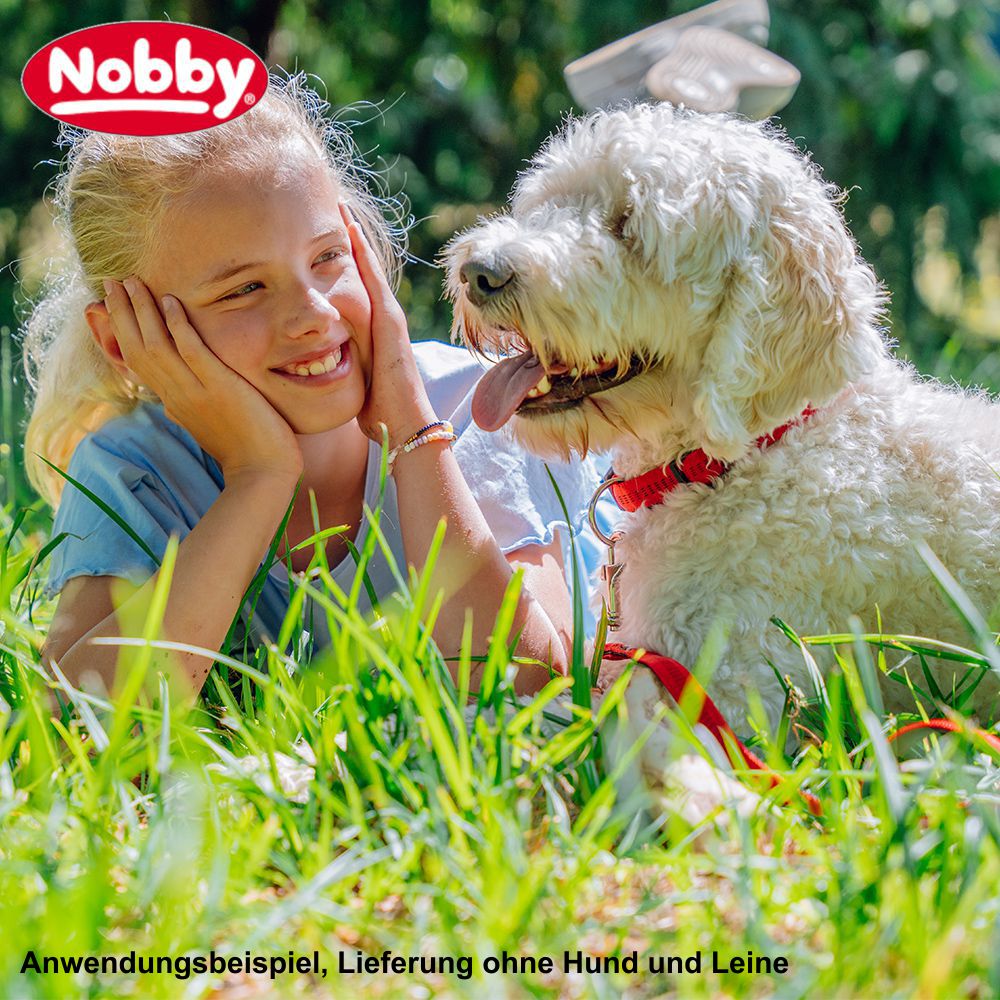 Nobby Halsband SOFT GRIP XS/XS-S/S-M/M-L/L-XL alle Farben - Nylon Hundehalsband