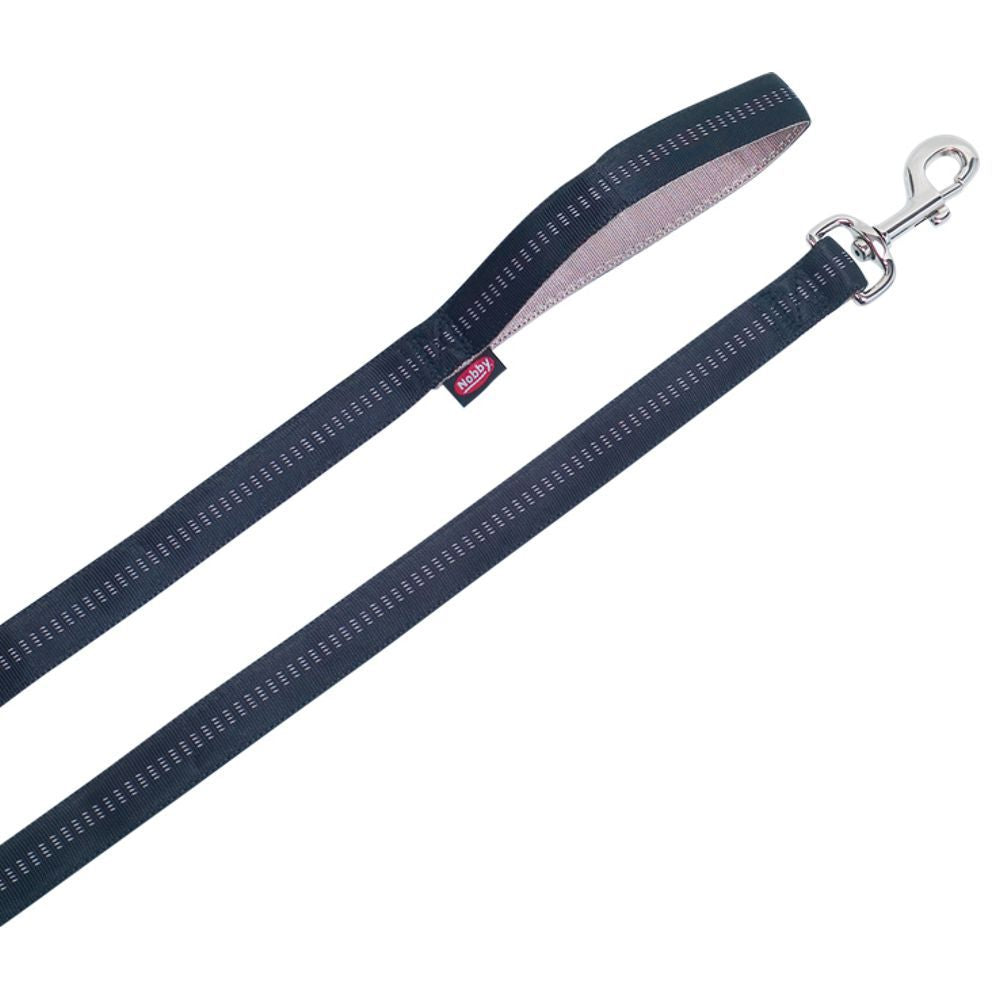 Nobby Leine SOFT GRIP 180 cm lang - 10/15/20/25 mm breit Nylon Hundeleine 1