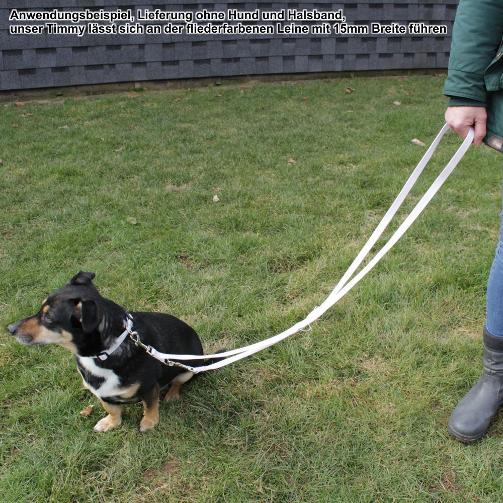 Nobby Führleine CLASSIC 200 cm - 10/15/20/25 mm - Nylon Leine Hundeleine 2 m