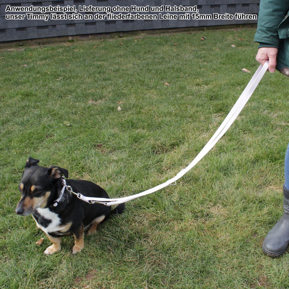 Nobby Führleine CLASSIC 200 cm - 10/15/20/25 mm - Nylon Leine Hundeleine 2 m