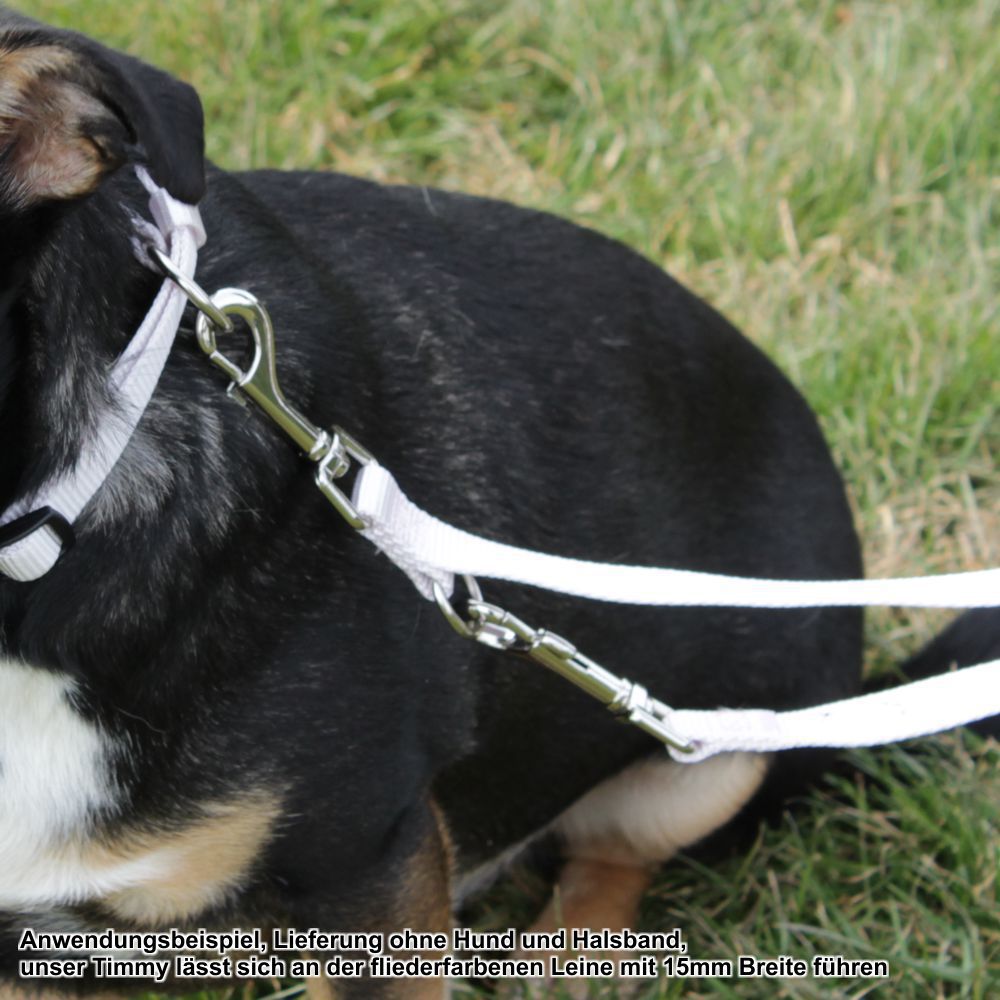 Nobby Führleine CLASSIC 200 cm - 10/15/20/25 mm - Nylon Leine Hundeleine 2 m