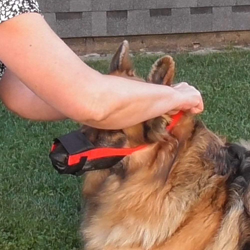 Nobby Maulkorb verstellbar - Größe Size 0/1/2/3/4 - Hundemaulkorb Nylon Hund