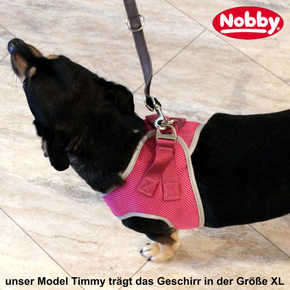 Nobby Komfortgeschirr DELIGHT - XXS bis XL - Nylon Meshgewebe Hundegeschirr