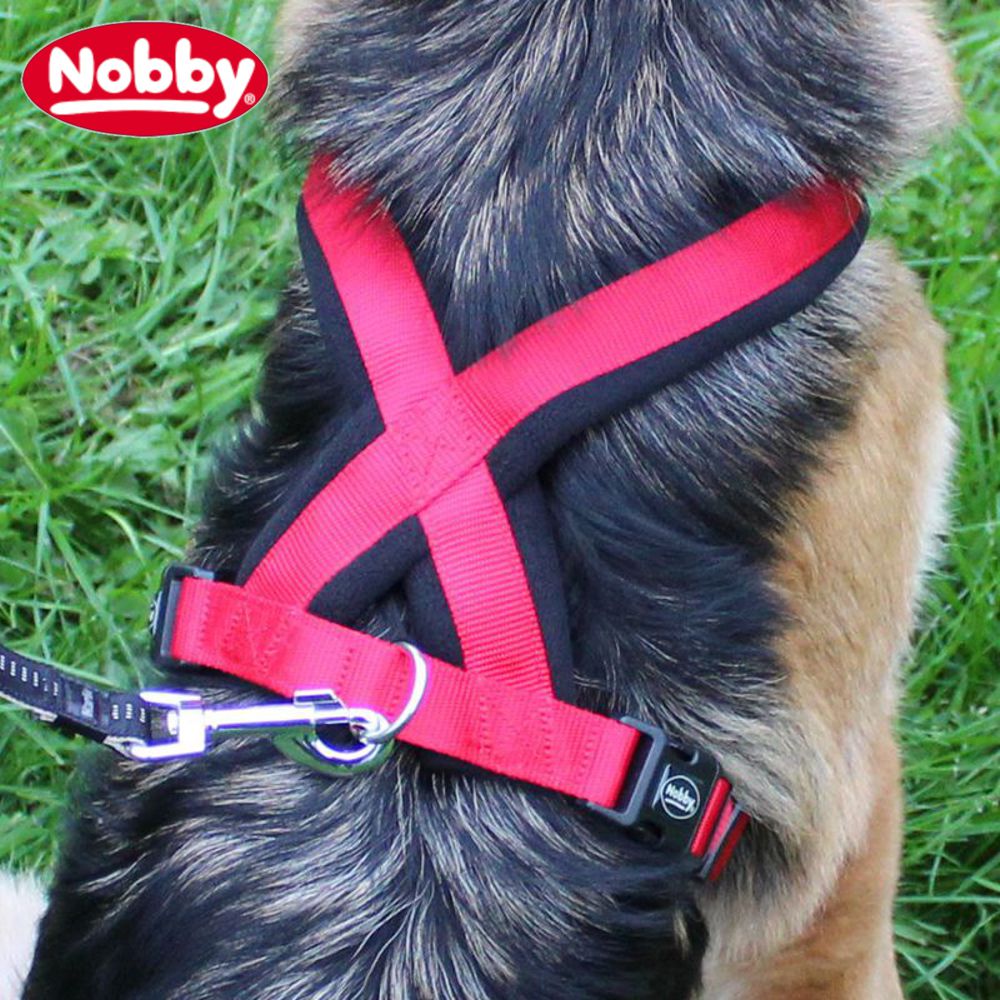 Nobby Geschirr CLASSIC COMFORT - Nylon-Fleece Hundegeschirr Komfortgeschirr