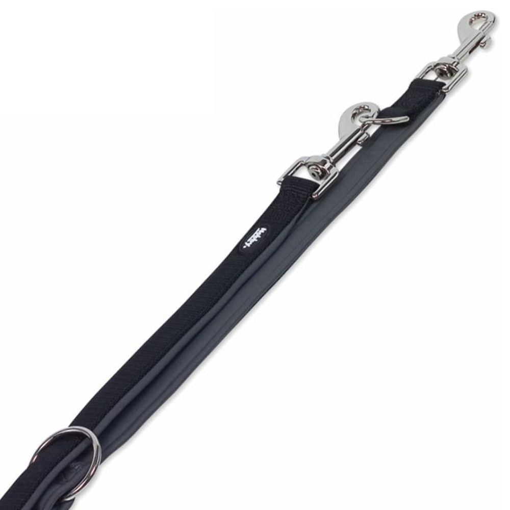 Nobby Führleine CLASSIC PRENO 200 cm - 15/20/25 mm breit - Nylon Hundeleine 2 m