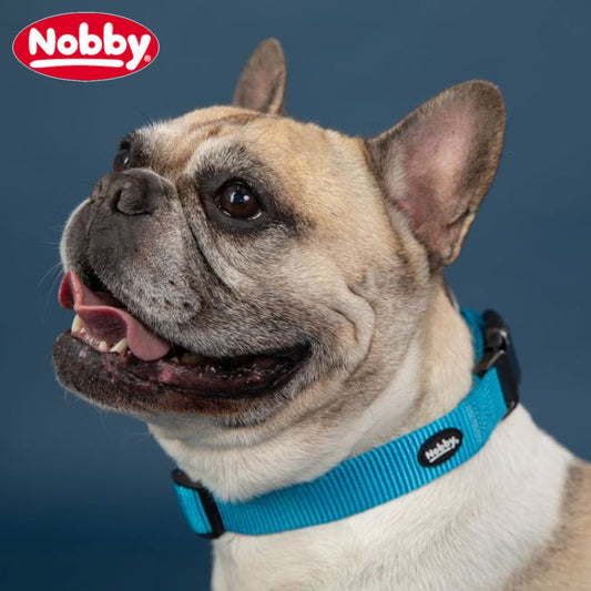 Nobby Halsband CLASSIC COMFORT - XS-S/S-M/M-L - alle Farben Nylon Hundehalsband