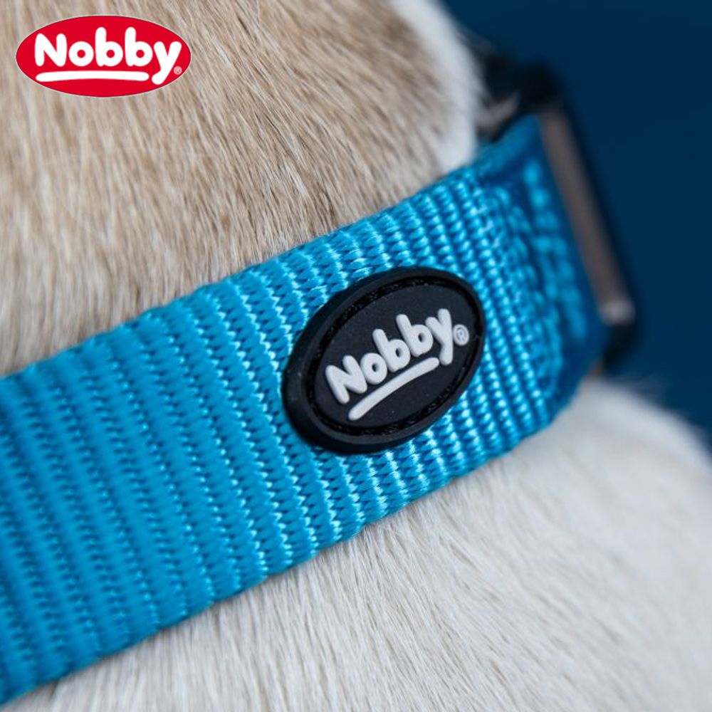 Nobby Halsband CLASSIC COMFORT - XS-S/S-M/M-L - alle Farben Nylon Hundehalsband