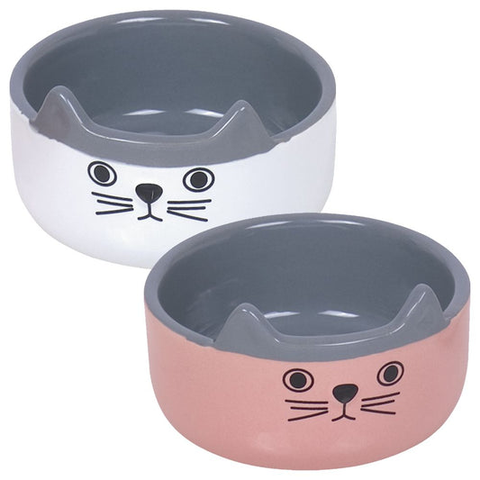 Nobby Keramik-Napf CAT FACE für Katzen - Milchschale Futternapf Fressnapf Schale