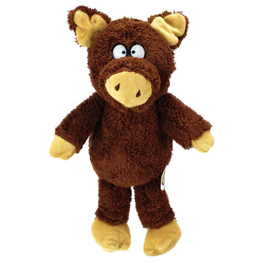 PetSport Plüsch Hundespielzeug Schwein Kuscheltier mit Squeaker Welpen Spielzeug