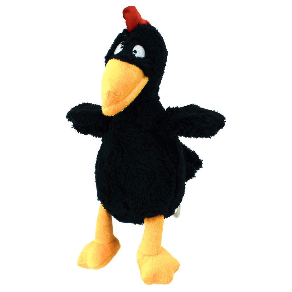 PetSport Plüsch Hundespielzeug Hahn - Kuscheltier mit Squeaker Welpen Spielzeug