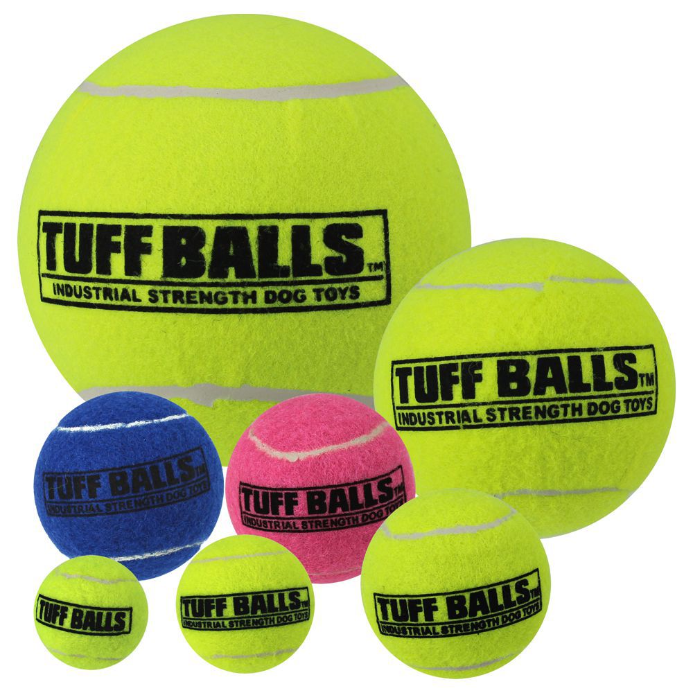 PetSport Tennisball TUFF BALL - XS/S/M/L/XL - Apportierspielzeug Hundeball