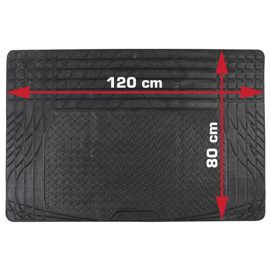 Dino universal Kofferraummatte 120 x 80 cm - universell zuschneidbar - schwarz