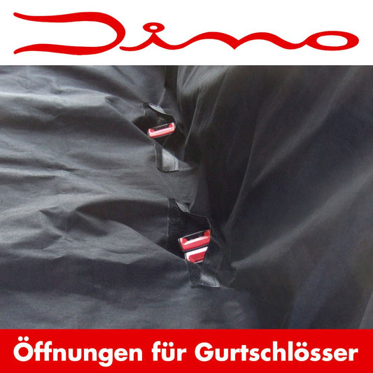 Dino Kfz Hundedecke - teilbar - Schutzdecke Schondecke - Schutz für Auto + Sitze