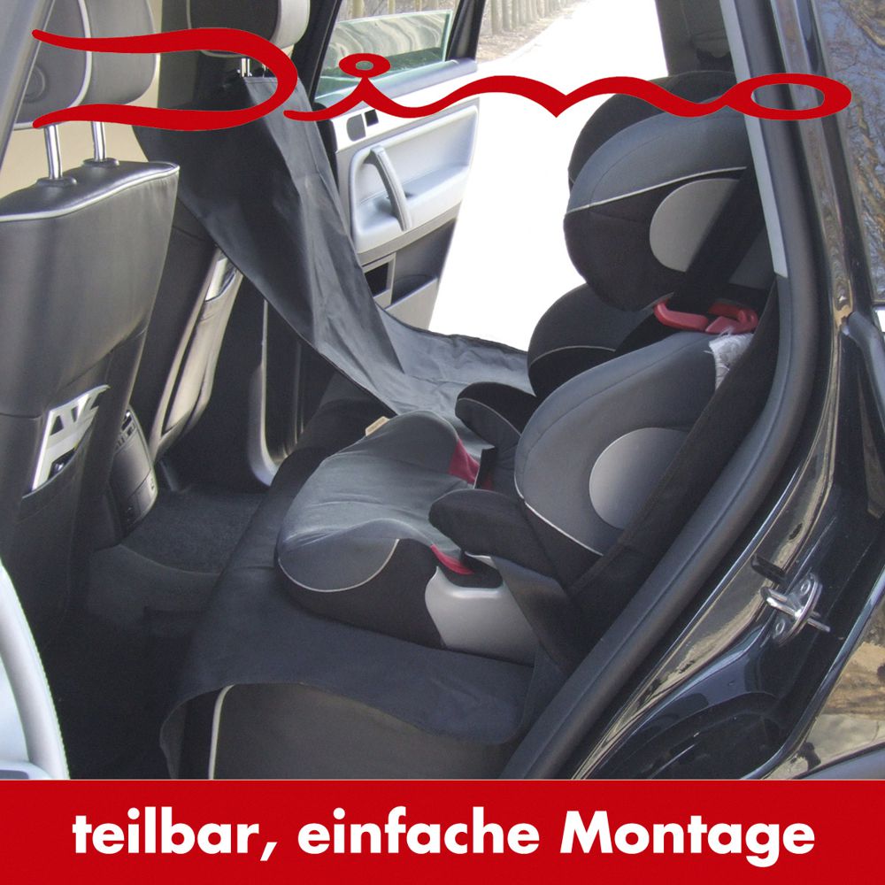 Dino Kfz Hundedecke - teilbar - Schutzdecke Schondecke - Schutz für Auto + Sitze