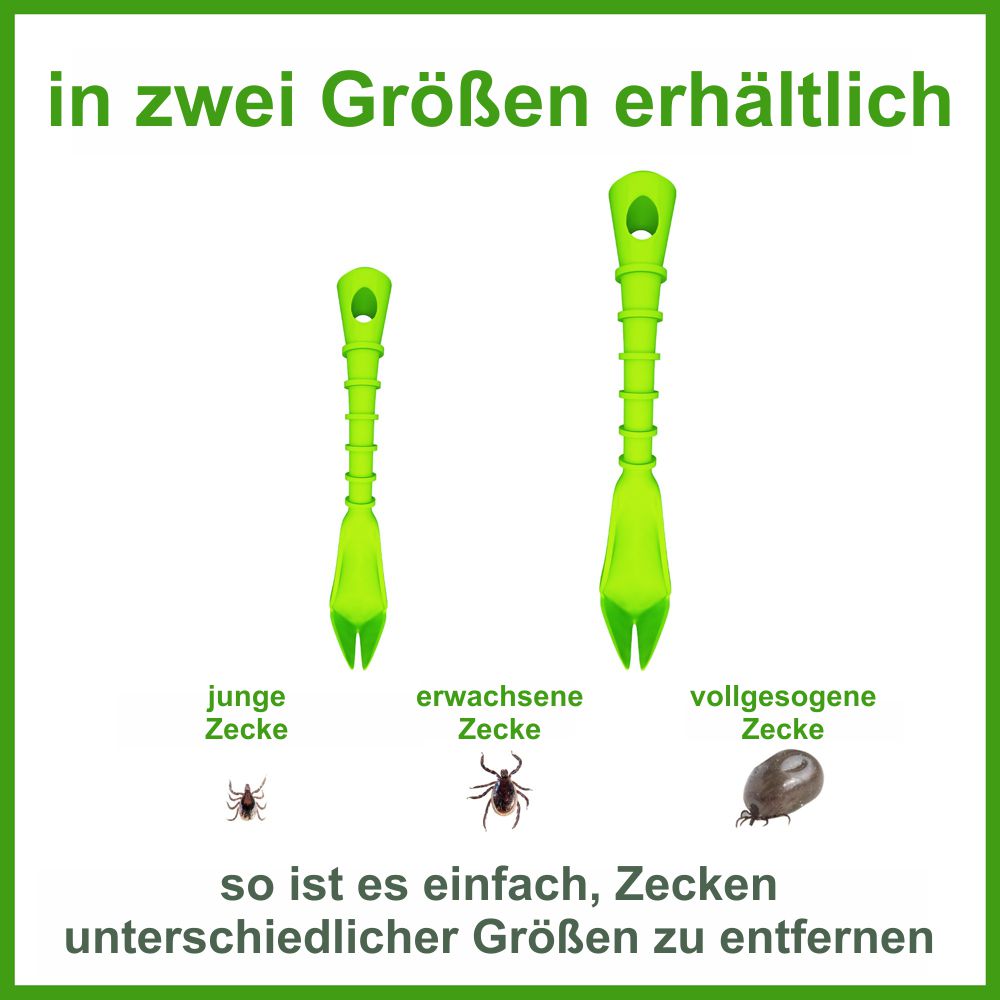 ZenPet Tick Tornado - Zeckenzange - für Hund/Katze - Kunststoff Zeckenentferner