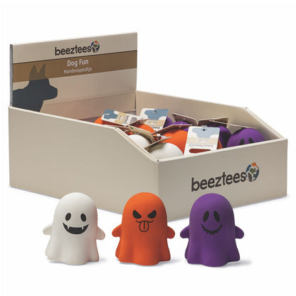Beeztees HALLOWEEN Latex-Hundespielzeug Geist - 10 cm - Apportierspiel Squeaker