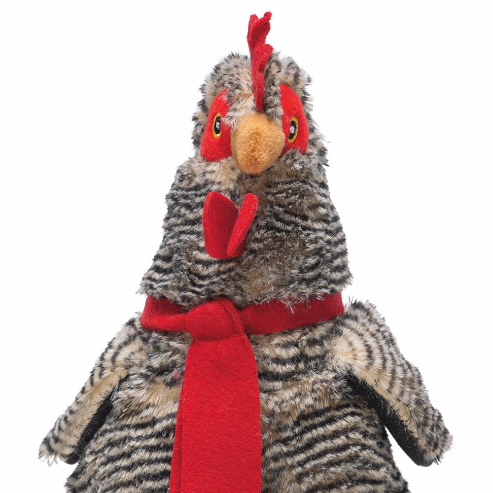 Beeztees Plüsch-Hundespielzeug Osterhuhn HENNY - 24 cm Ostern Plüschspielzeug