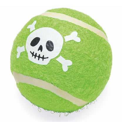 Beeztees HALLOWEEN Spooky Tennisball - 4 Stk - 6,3 cm - Apportierspiel Ball Hund