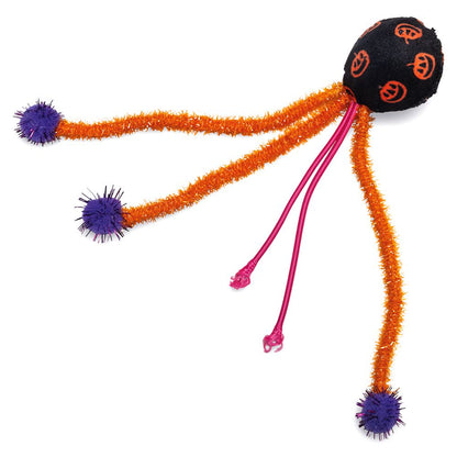 Beeztees HALLOWEEN Katzenspielzeug-Set - Kürbis Geist Ball - mit Catnip+Rassel