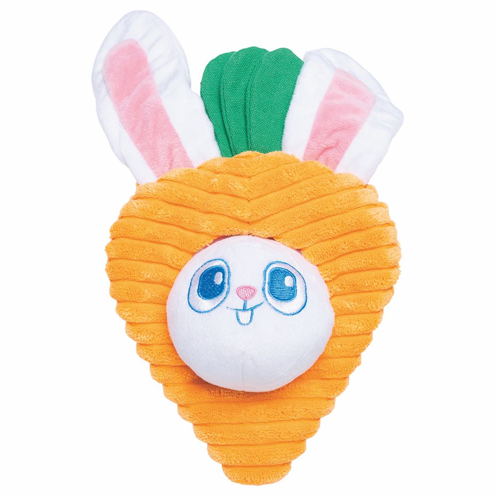 Beeztees Plüsch-Hundespielzeug Osterhase KNABBEL - 32 cm Ostern Plüschspielzeug