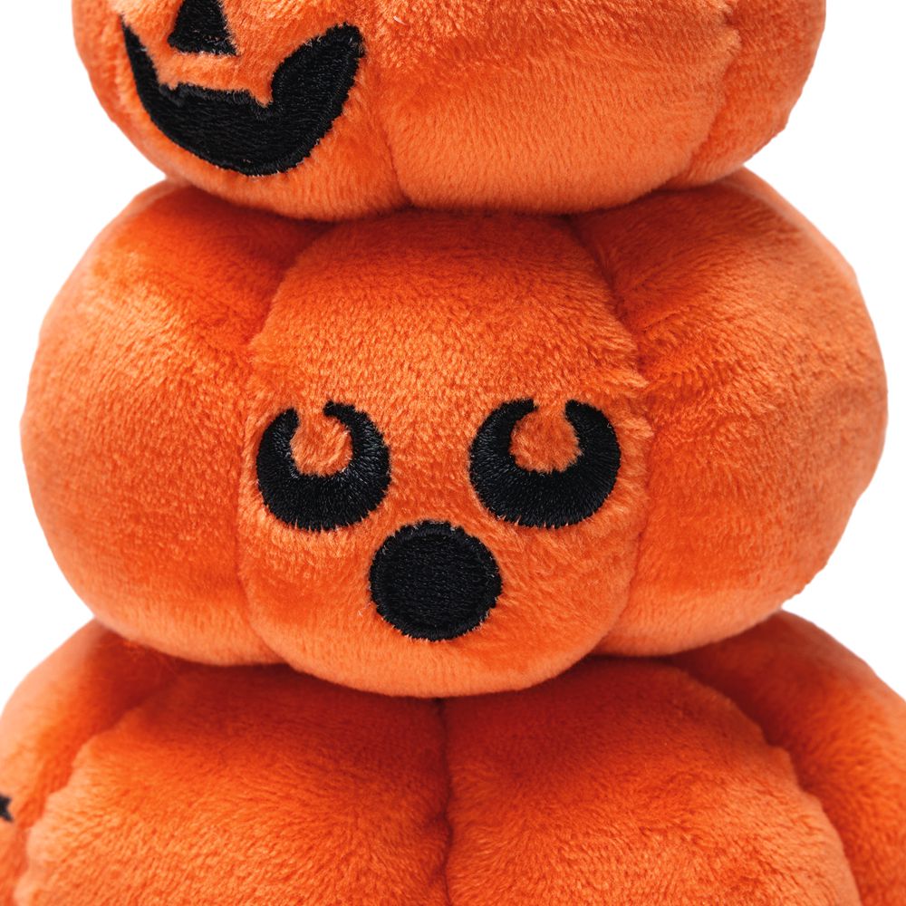 Beeztees HALLOWEEN Plüsch-Hundespielzeug Kürbis - Kuscheltier Squeaker Seil