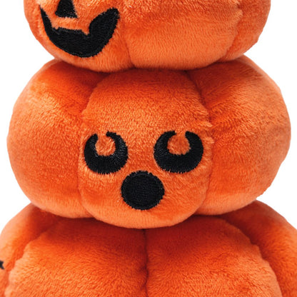 Beeztees HALLOWEEN Plüsch-Hundespielzeug Kürbis - Kuscheltier Squeaker Seil