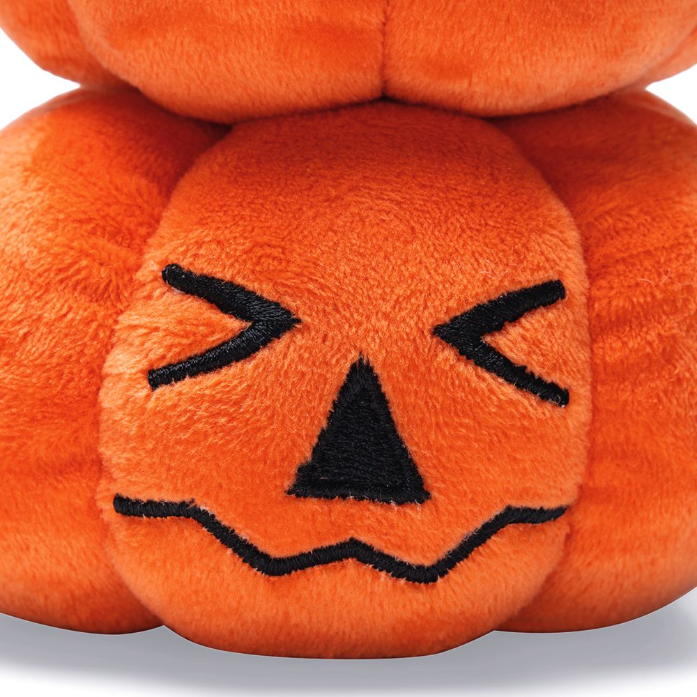 Beeztees HALLOWEEN Plüsch-Hundespielzeug Kürbis - Kuscheltier Squeaker Seil