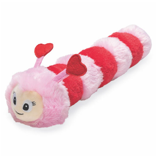 Beeztees Plüsch-Hundespielzeug - Liebesraupe ROSE - 36 cm - Kuscheltier