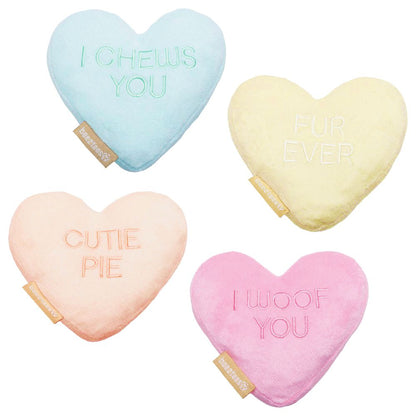 Beeztees Plüsch-Hundespielzeug - Herzchen - 12 cm - Kuscheltier Plüschspielzeug