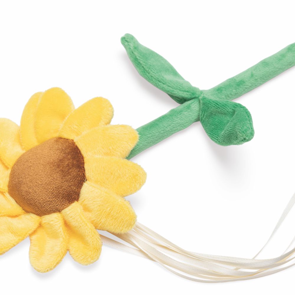 Beeztees Katzenangel Frühlingsblumen - Spielangel mit Fransen - Ostern - Plüsch