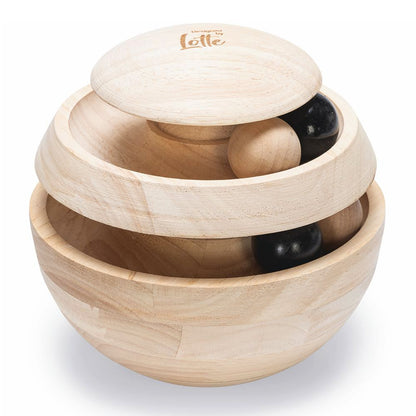 Designed by Lotte Katzenspielzeug NEYA - Spielkugel - Ø 16 cm - Holz - 4 Kugeln