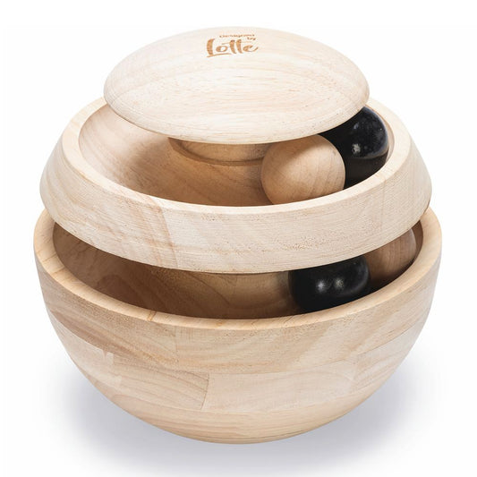 Designed by Lotte Katzenspielzeug NEYA - Spielkugel - Ø 16 cm - Holz - 4 Kugeln