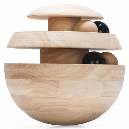 Designed by Lotte Katzenspielzeug NEYA - Spielkugel - Ø 16 cm - Holz - 4 Kugeln