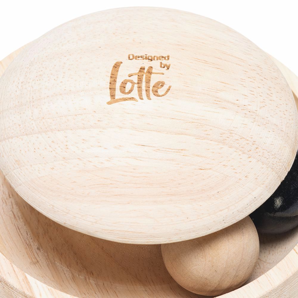 Designed by Lotte Katzenspielzeug NEYA - Spielkugel - Ø 16 cm - Holz - 4 Kugeln