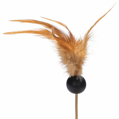 Designed by Lotte Katzenspielzeug WINNI - Ø 22 cm - Holz - 2 Kugeln Kratzbrett