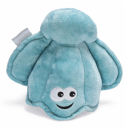 Beeztees Plüsch-Hundespielzeug - Muschel mit Perle - Versteckspiel ohne Squeaker