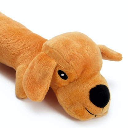 Beeztees Plüsch-Hundespielzeug STRETCHOS - hellbraun