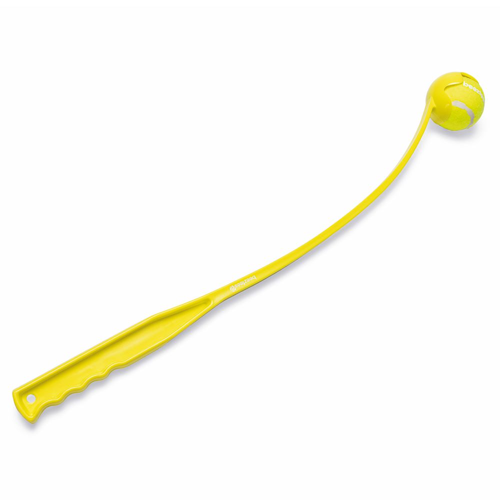 Beeztees Ballwerfer - 63 cm lang - Ballschleuder mit Ball Launcher Wurfschleuder