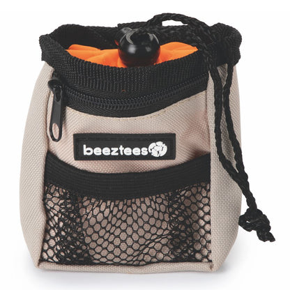 Beeztees Snacktasche & Kotbeutelspender - grau