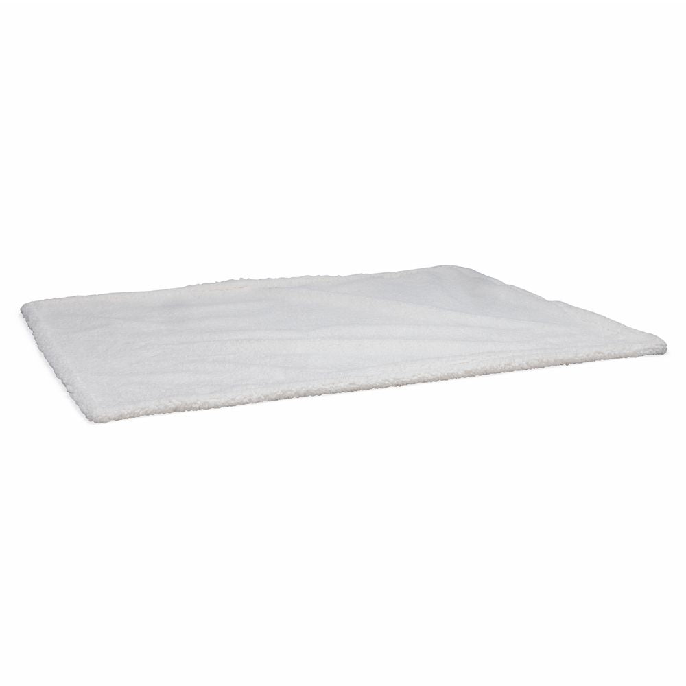 Beeztees Plüsch-Welpendecke MONEGO - mint/weiß - 100 x 70 cm - Puppy Hundedecke