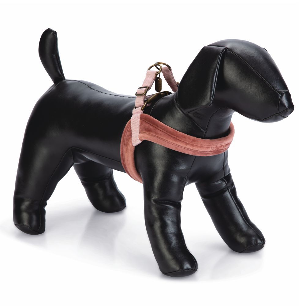 DBL HD GESCHIRR VELURA ROSA L - L / rosa