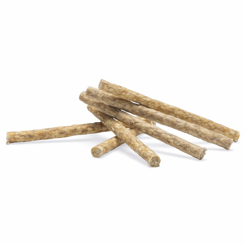 Beeztees 100 Stk Kausticks natur 13 cm Kaurollen Kaustangen Rinderhaut Hundesnack