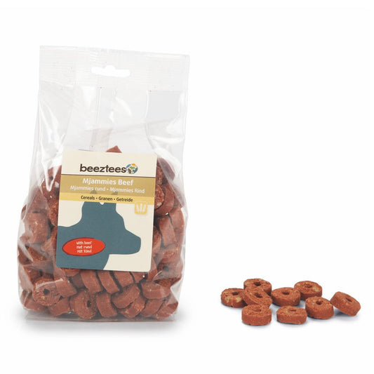 Beeztees Mjammies BEEF - 450 g - Hundesnacks Leckerli - mit Rind & Getreide