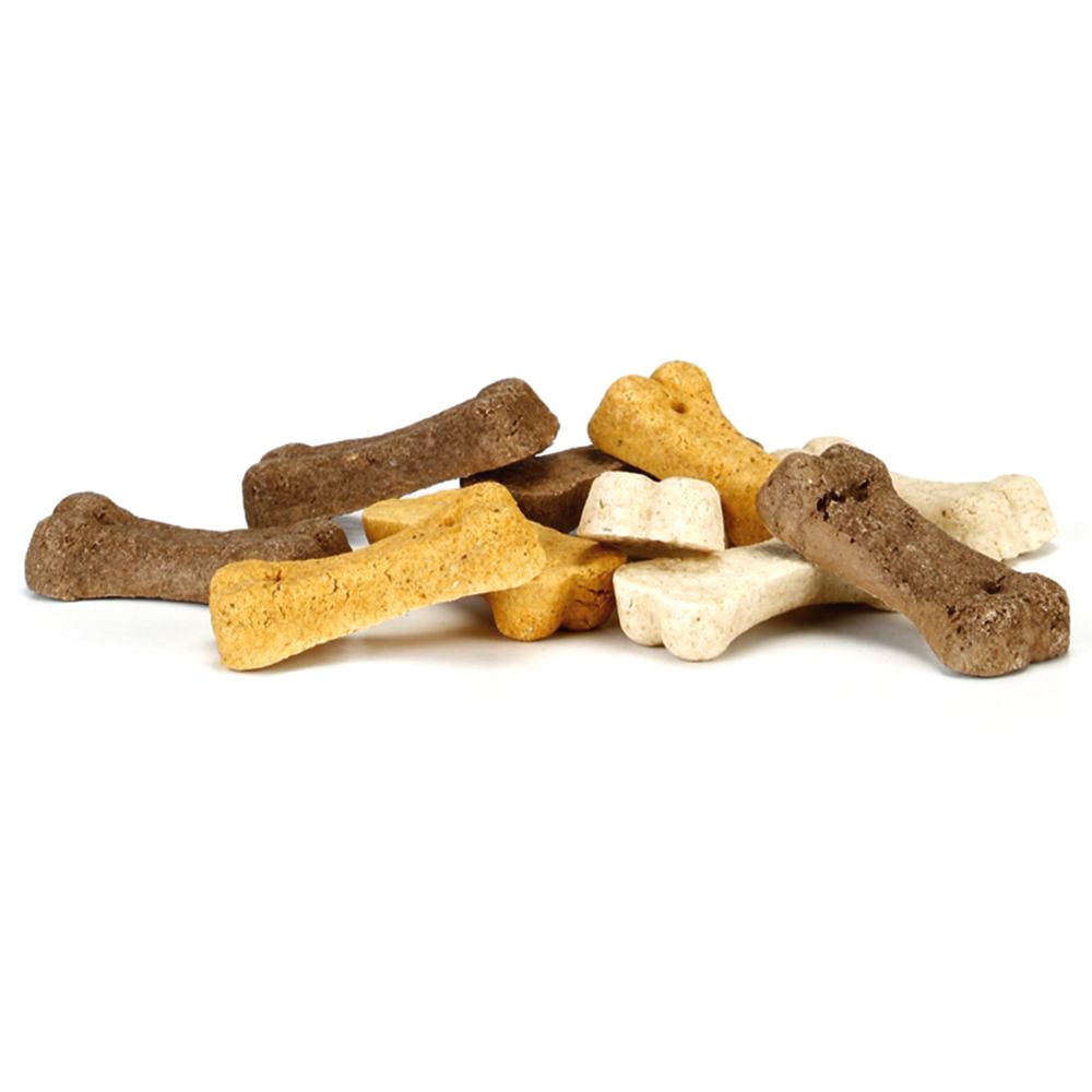 Beeztees Cookies BONE MIX - Getreide & Fleisch Snacks - Kekse Leckerli 400g