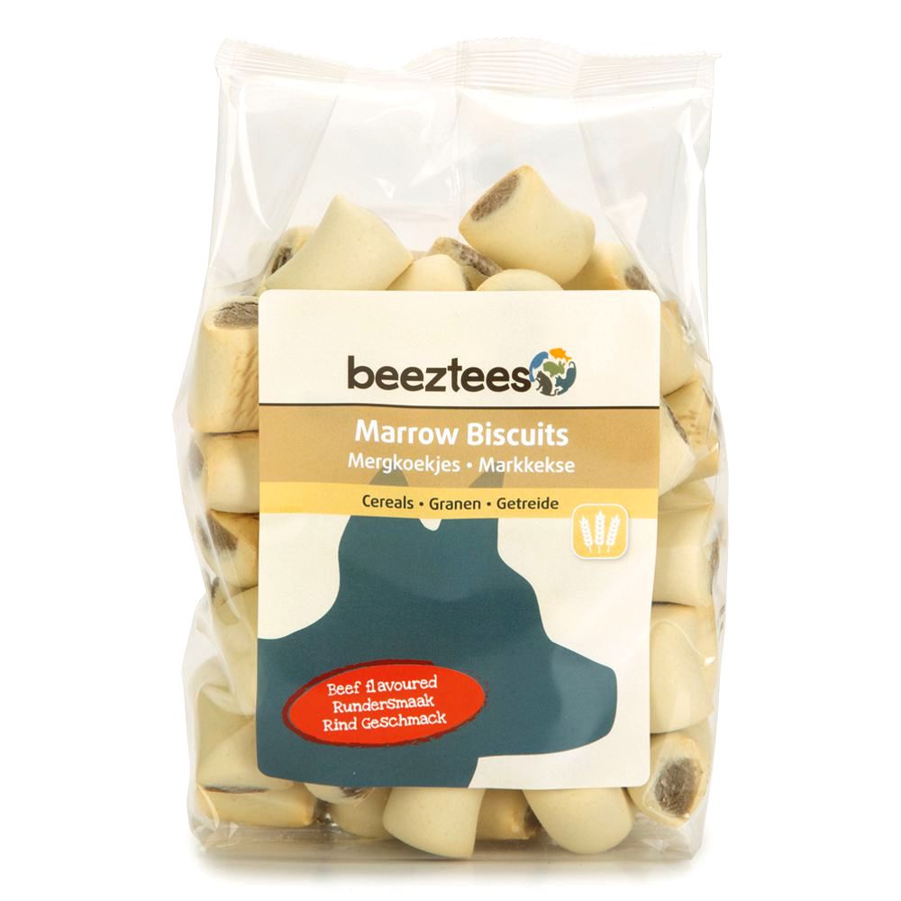 Beeztees Cookies MARKKEKSE - Getreide & Rind Snacks - Kekse Leckerli 400g