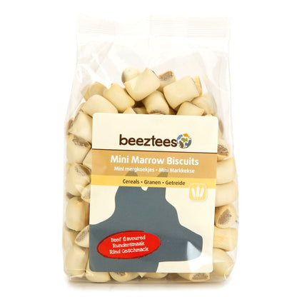 Beeztees Cookies MINI MARKKEKSE - Getreide & Rind Snacks - Kekse Leckerli 400g