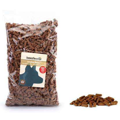 Beeztees Cookies SMOKED BONES - Getreide & Fleisch Snacks - Kekse Leckerli 1400g