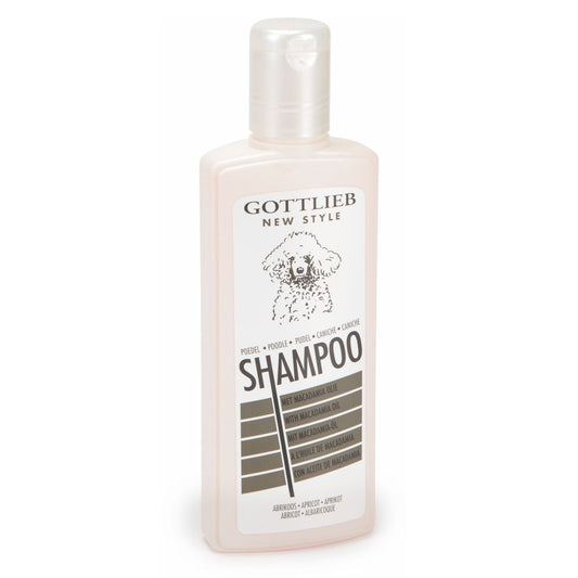 Gottlieb New Style Pudel Shampoo Aprikose - mit Macadamia Öl - Hundeshampoo - 30