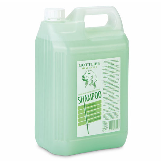 Gottlieb New Style Kräuter Shampoo - mit Macadamia Öl - Hundeshampoo - 5 l